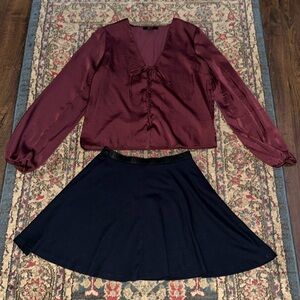 Two piece Forever 21 women’s date night outfit size S